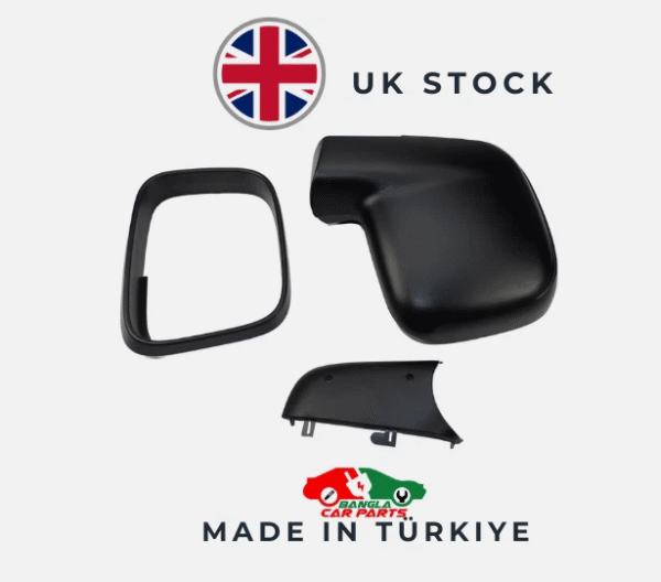 Right Wing Mirror Cover Set 3pcs For VW Transporter 7H1857528A/604/554