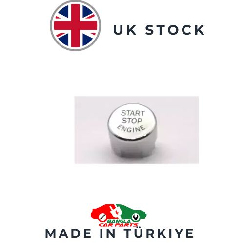 Premium Silver Start Stop Button for BMW 1/2/3/4/5 Series M5 GKL UK - Image 2