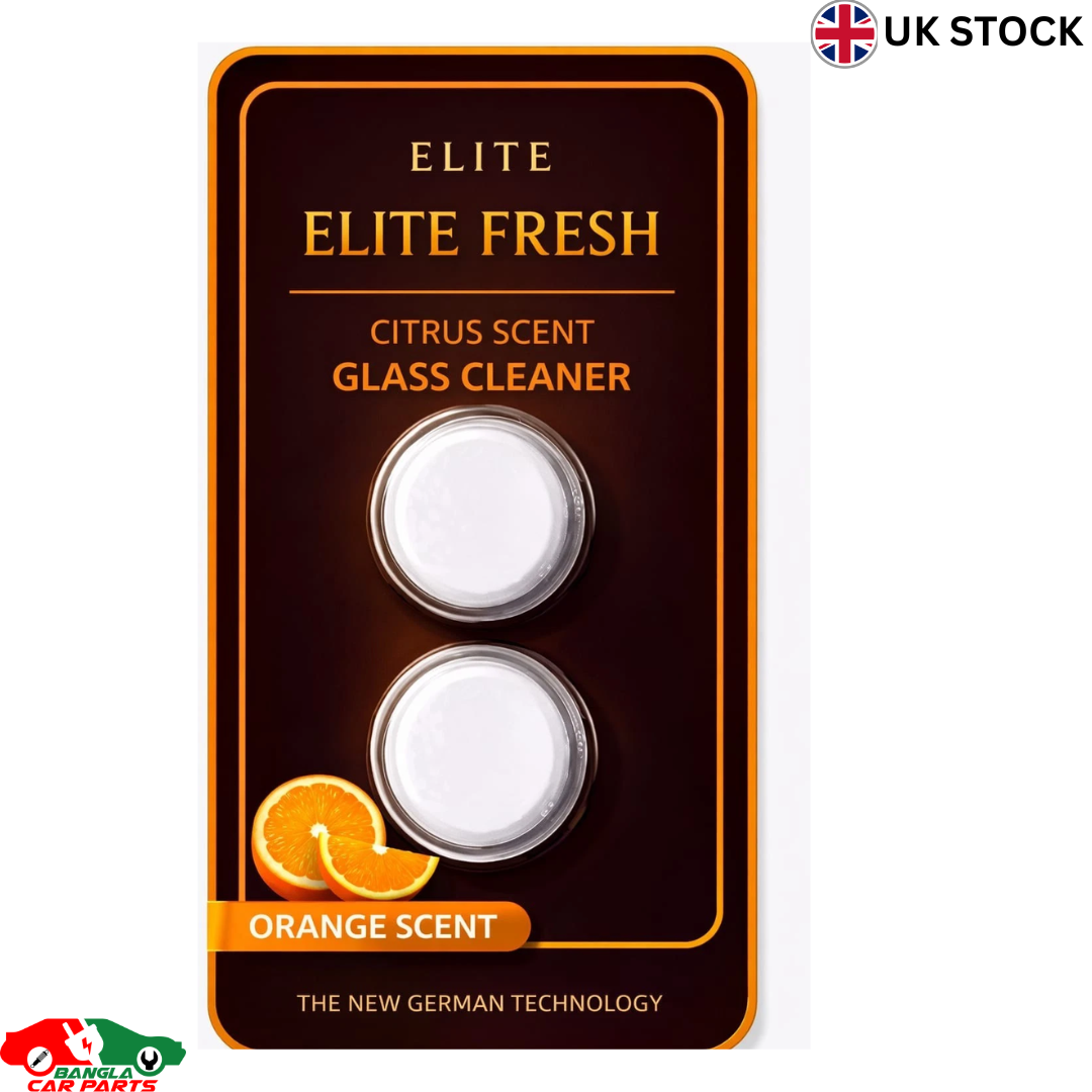 Citrus Glass Cleaner Tablets - Elite Fresh Effervescent for Car & Home Use - Image 2
