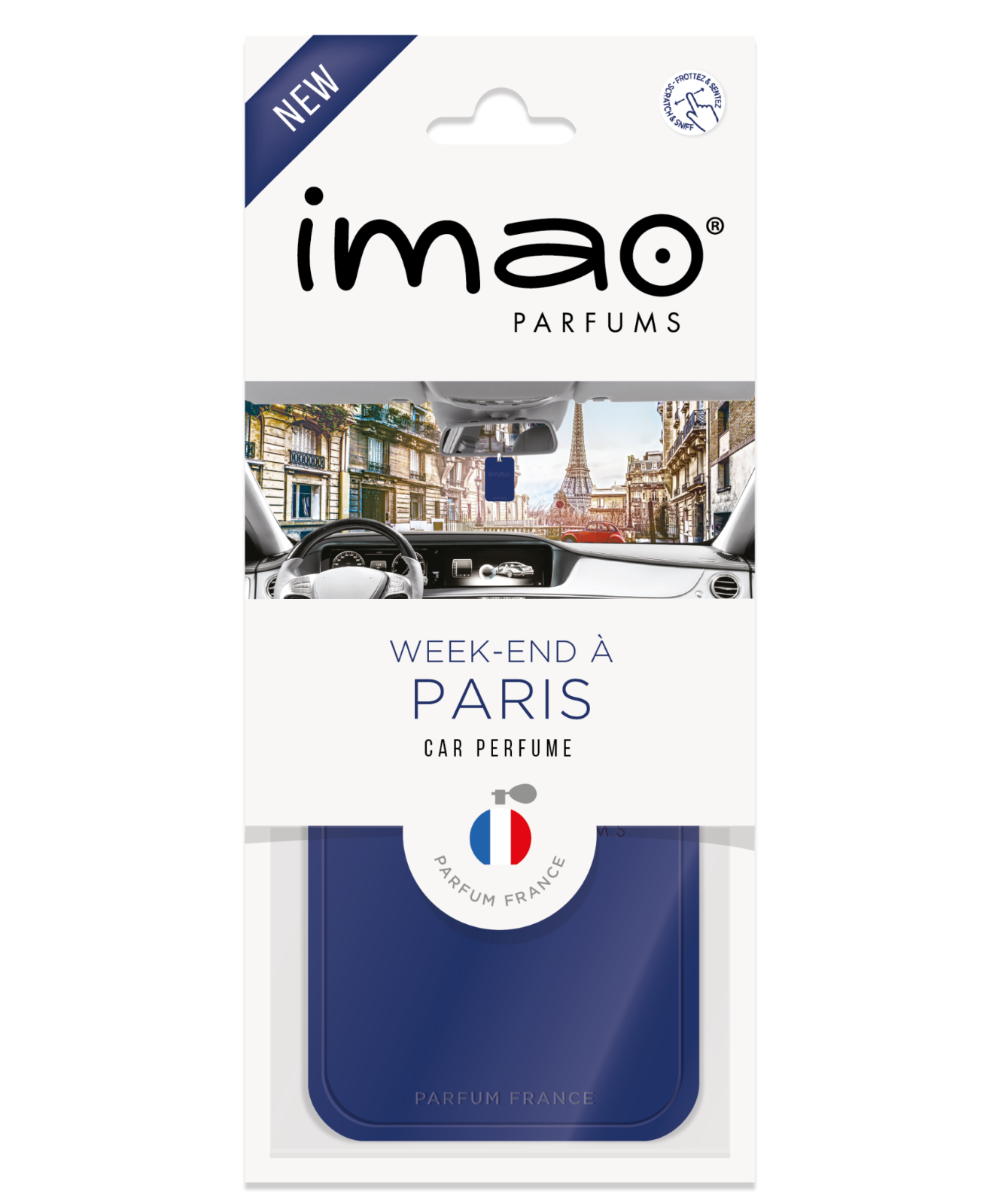 NEW Paris Scented Air Freshener Card - Home, Car, Office Fragrance